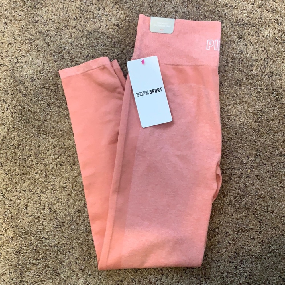 PINK seamless workout leggings